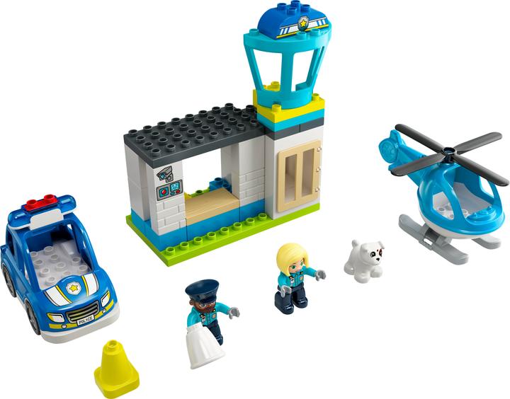 Produktbild LEGO Polizeistation mit Hubschrauber (10959)