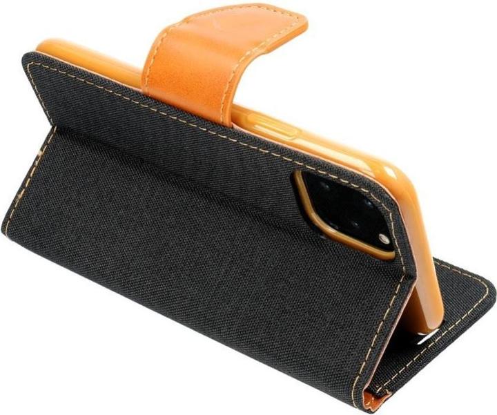 Actual product image OEM Back panel cover CANVAS Book case for SAMSUNG A54 5G black (Samsung Galaxy A54 5G)