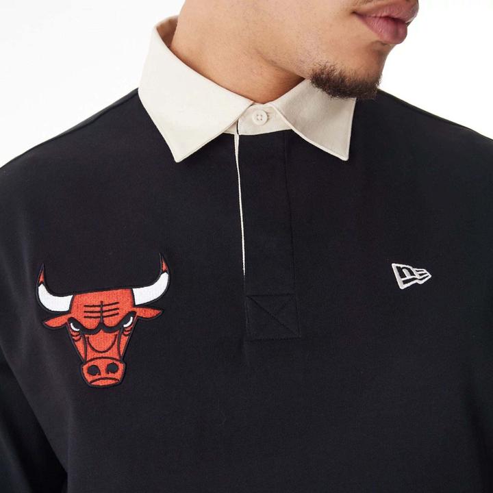 Produktbild New Era Langärmeliges Polo-Shirt Chicago Bulls NBA (M)