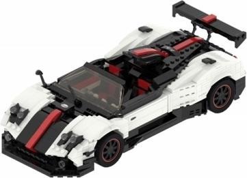 Actual product image Rastar 1:16 car Pagani Zonda Cinque Bricks, 98200