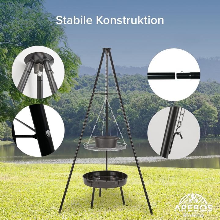 Produktbild Arebos BBQ Schwenkgrill (90 cm)