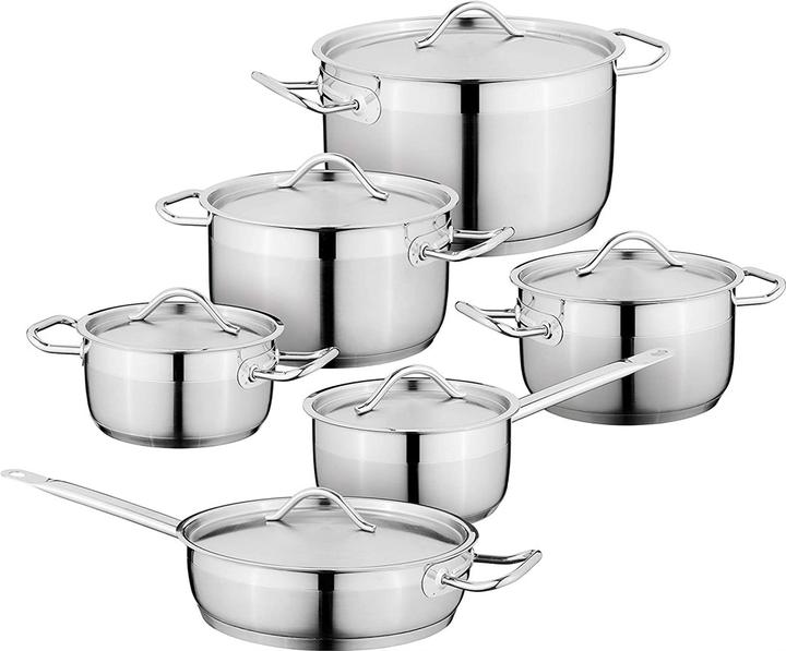 Produktbild BergHoff Kochtopf Hotel Line Essentials 12-teilig (24 cm, Kochtopf, Edelstahl)