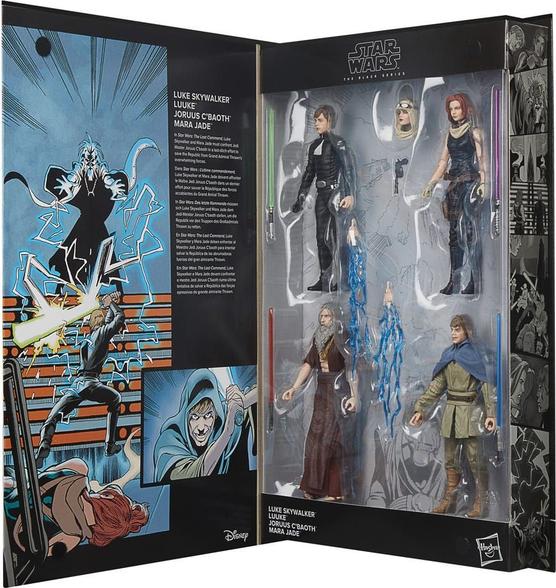 Produktbild Hasbro Star Wars: Das letzte Kommando Black Series Actionfiguren 4er-Pack 15 cm