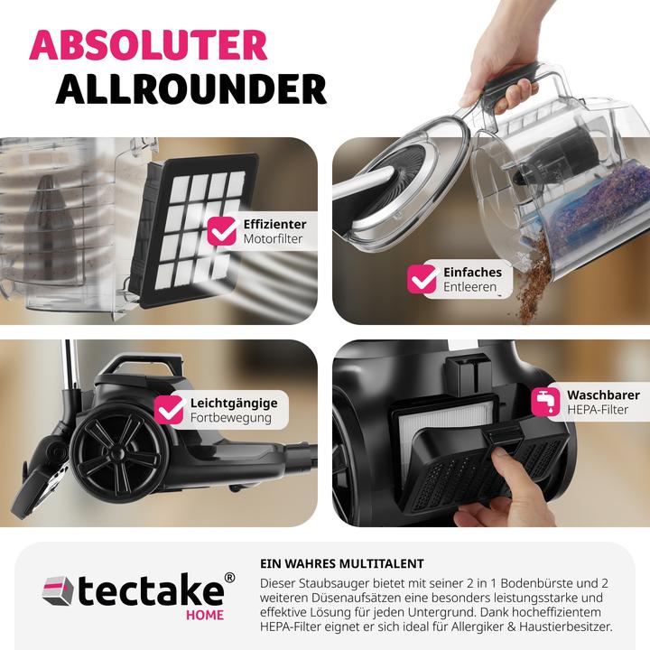 Image du produit tectake Aspirateur VC900
