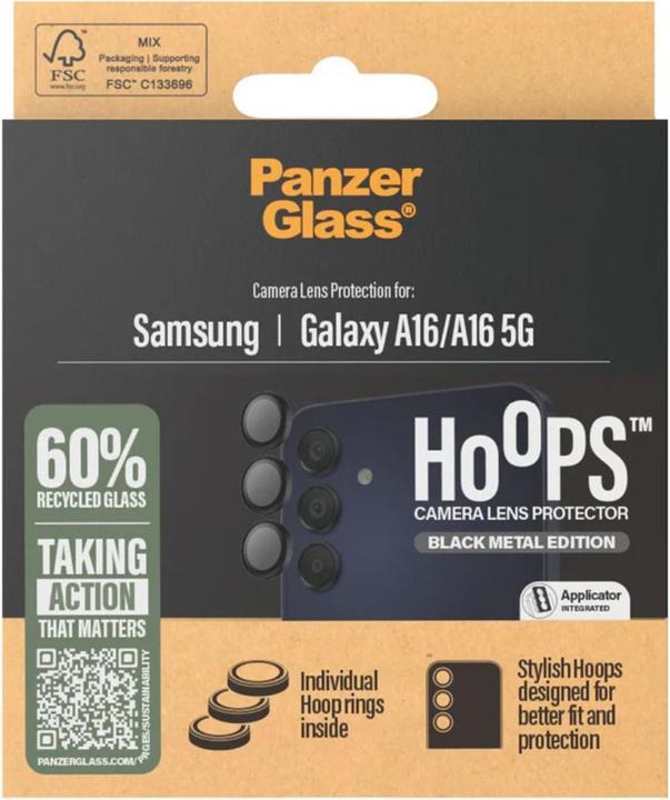 Actual product image PanzerGlass Hoops Camera Lens Protector (1 Piece, Samsung Galaxy A16, Samsung Galaxy A16 5G)