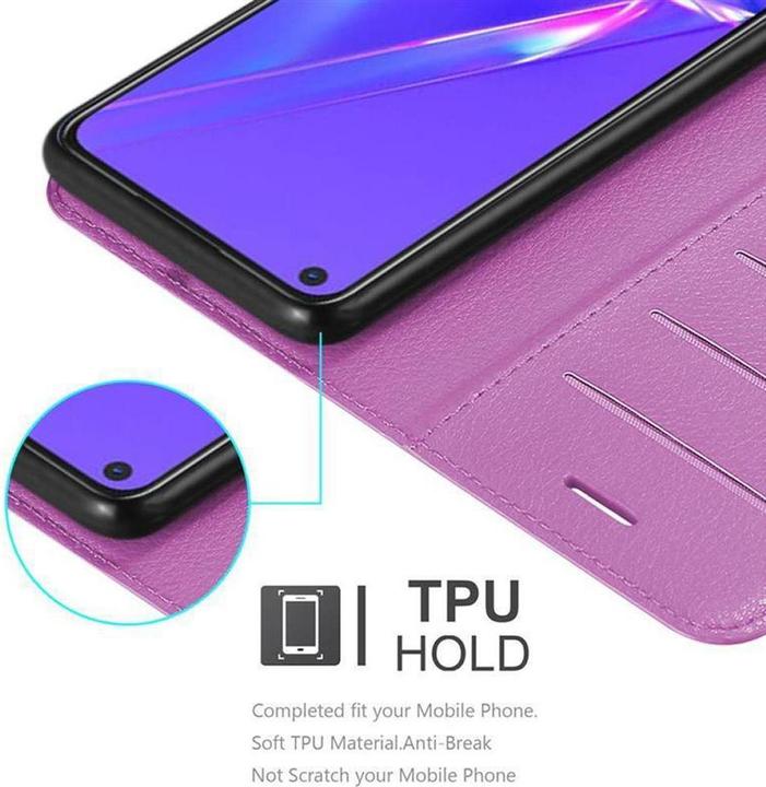 Actual product image Cadorabo Book with stand function cover (Oppo A72)