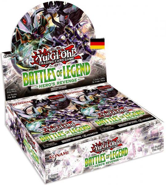 Actual product image Yu-Gi-Oh Battles of Legend: Hero's Revenge Booster Display - 1st Edition -! (German, Booster display)