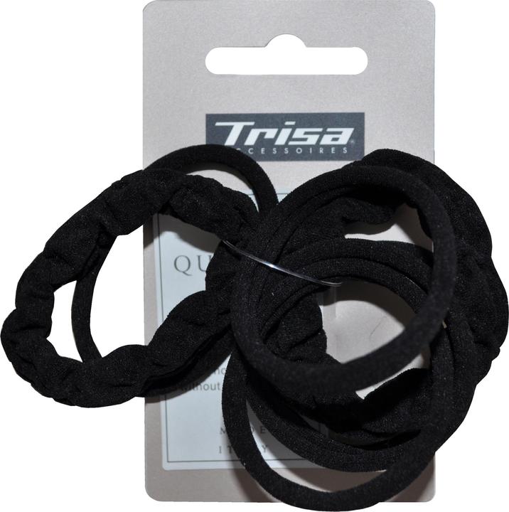 Trisa Haargummi schwarz ohne Metal assortiert (Haargummi)