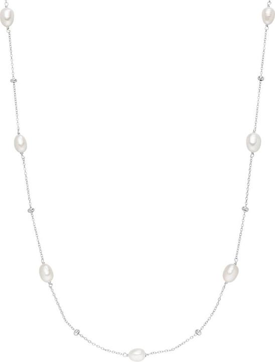 Immagine prodotto Collana di perle Essential, argento 925 (Argento 925 rodiato)