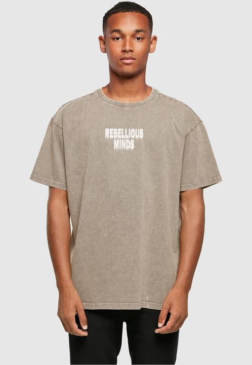 Actual product image Merchcode Rebellious Minds Acid Washed Oversize Tee - 116563 (XS)