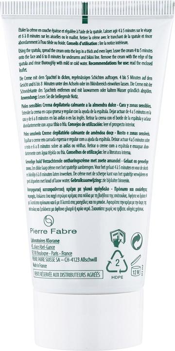 Produktbild Klorane Beruhigende Enthaarungscreme mit Süssmandel (75 ml, 1 x, 115 g)