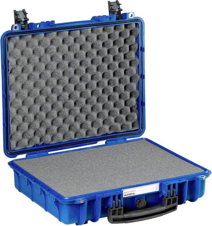 Productafbeelding Explorer Cases Buitenkoffer 4412HL.N blauw marine met pluk & plukschuim (B x H
