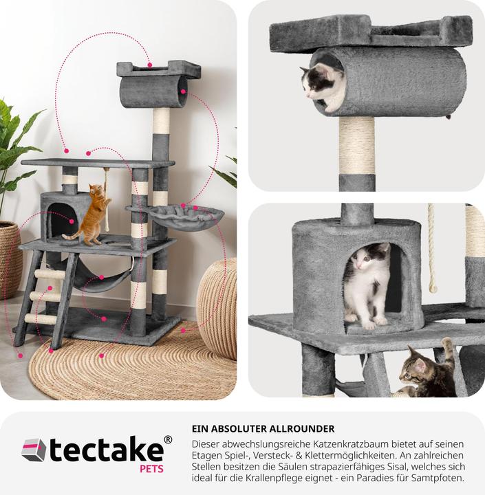 Immagine prodotto tectake Stokeley (141 cm, Grigio)