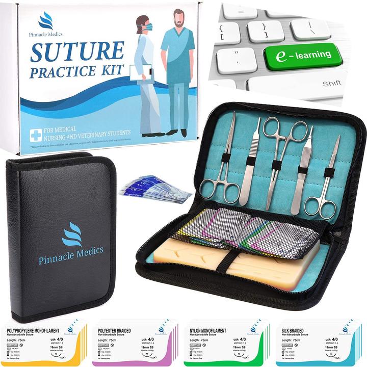 Produktbild Pinnacle Medics Wundnaht-Übungsset (Erste Hilfe Set Zubehör)