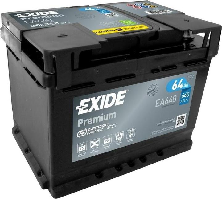 Immagine prodotto Exide Premium Carbon Boost EA640 (12 V, 64 Ah, 640 A)
