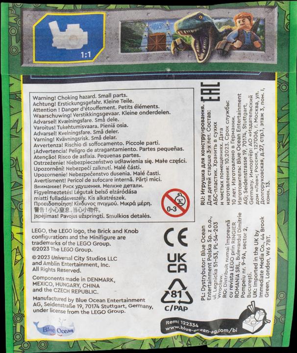 Produktbild LEGO Jurassic World Fossilienjagd mit Dr. Grant NEU! Menge 1x