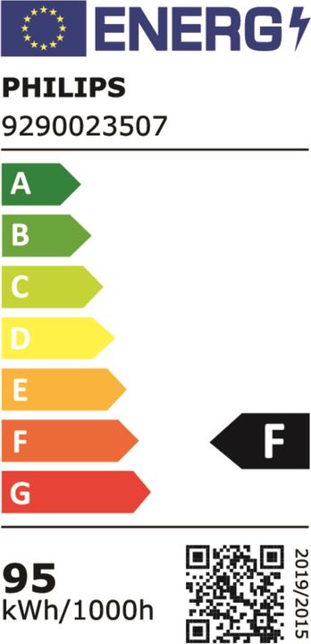 Energy Label Philips Professional Lamp Tforce LED 95W E40 840 60° (E40, 95 W, 13000 lm, 1 x, A)