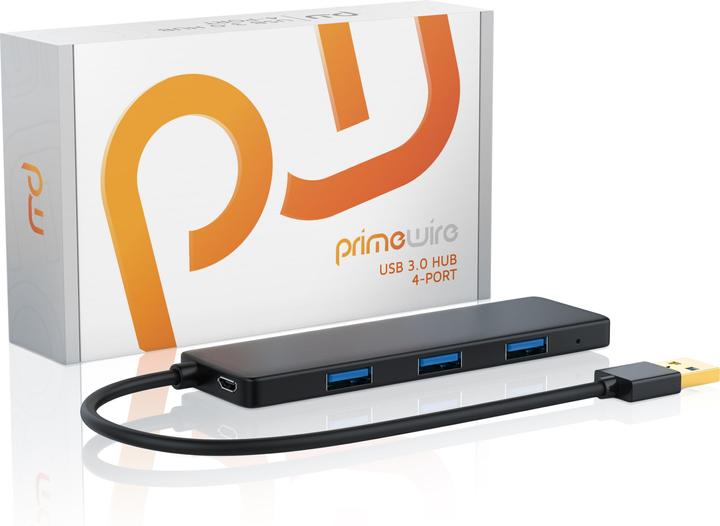 Image du produit Primewire 4 Port USB 3.0 Hub (USB-A, 4 ports)