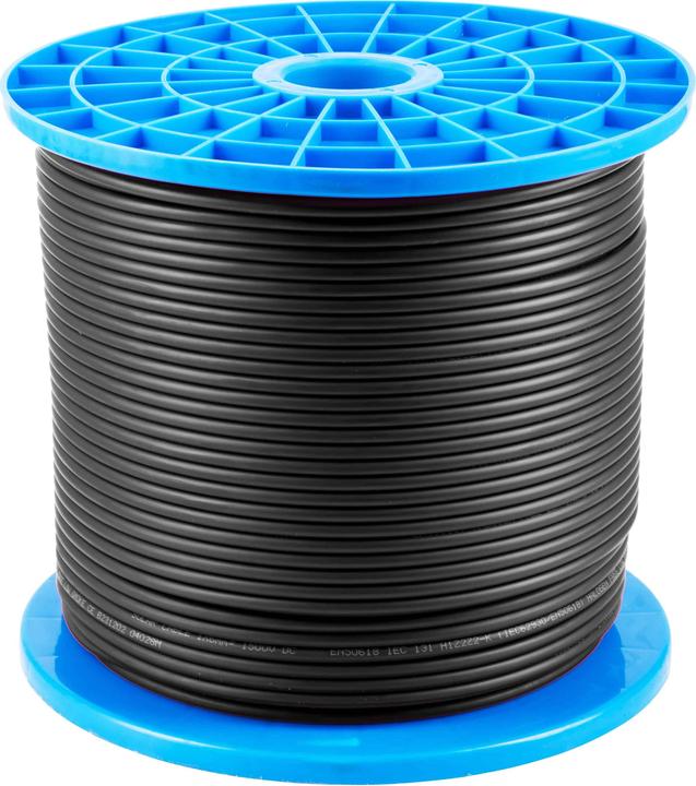 Produktbild S-Impuls Solarkabel 6mm², S-, H1Z2Z2-K, bulk, schwarz, 50m (Solarkabel)