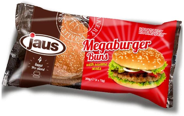 Produktbild Jaus Megaburger Brötchen mit Sesam (300 g)