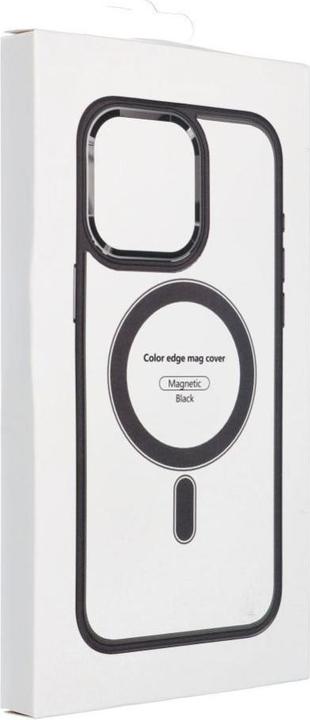 Produktbild OEM Back panel cover COLOR EDGE MAG COVER case compatible with MagSafe for IPHONE 11 Pro Max black (Apple iPhone 11 Pro Max)