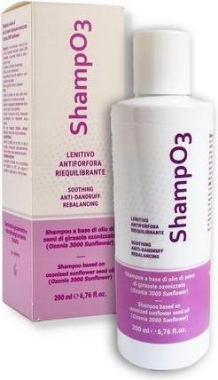 Actual product image Innovares ShampO3 Anti-Dandruff Dry Scalp Moisturizing Shampoo with Ozonized Sunflower Seed Oil 200m (200 ml, Liquid shampoo)