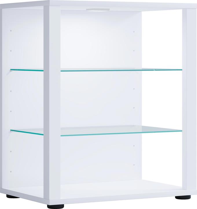 VCM Vetrina in legno da collezione Vetrina in vetro da terra Vetrina da terra Glasol S (52 x 35 x 60 cm)