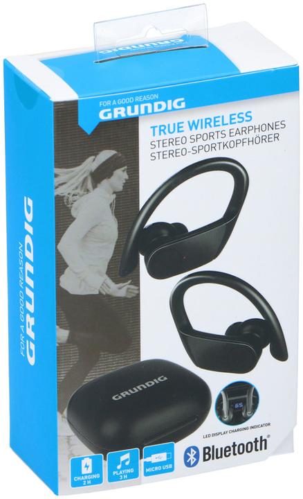 Image du produit Grundig Earbuds Sport TWS 300mAh BT (pas de réduction du bruit, 2 h, Sans fil)