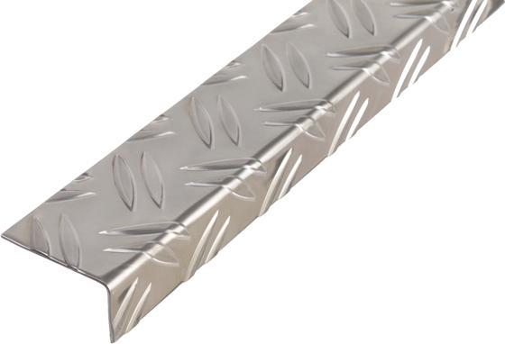 Alberts Riffelwinkel Aluminium 43,5x23,5 mm, 1 m