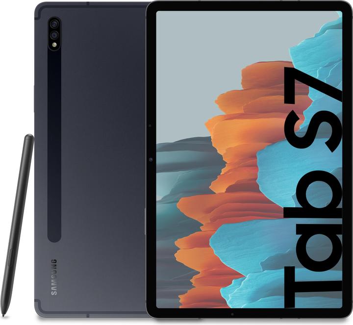 Productafbeelding Samsung Galaxy Tab S7 SM-T875 LTE 128GB EU Zwart (4G, 11", 128 GB, Mystiek zwart)