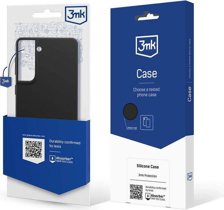 Produktbild 3MK Silicone Case Sam S22 5G S901 czarny/black (Samsung Galaxy S22 5G)
