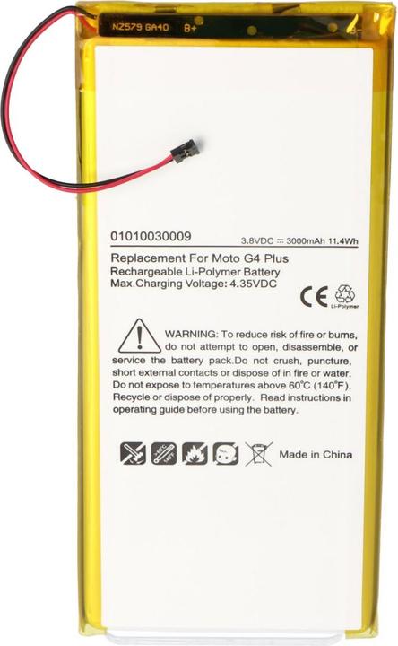 Produktbild XCell Akku Lenovo Moto G4 Plus, XT1642, GV40, SNN5966A, GA40