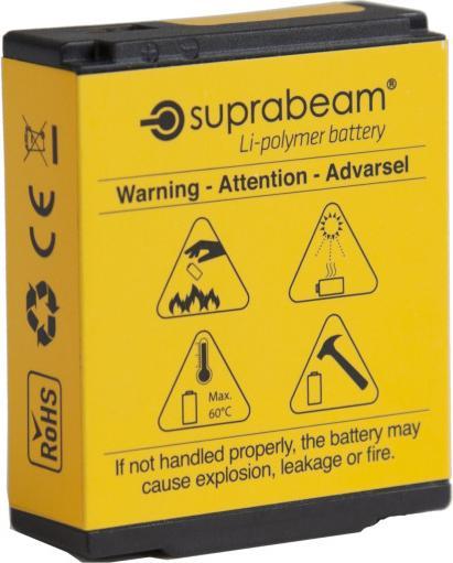 Actual product image Suprabeam Li-PO 2800mAh V3pro / V4pro