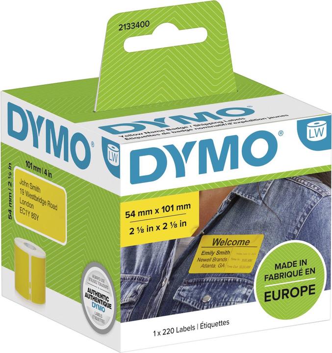 Produktbild Dymo LW-Versand-/Namensschild-Etiketten GELB, 220 Etiketten