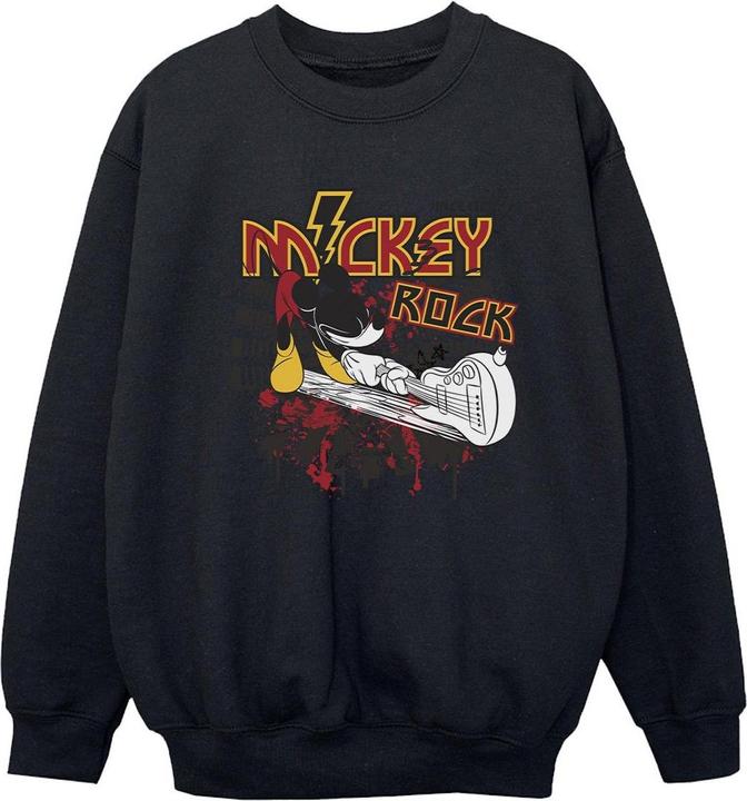 Disney Mickey Mouse Smash Guitar Rock Sweatshirt Jungen