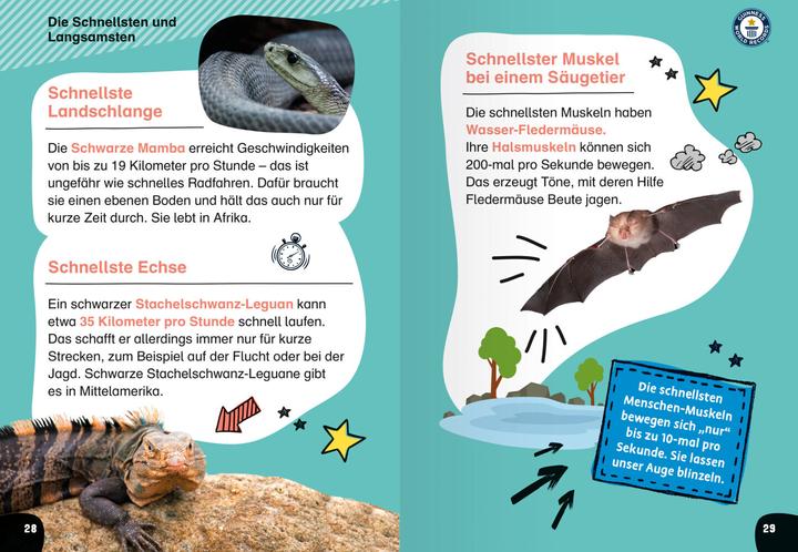 Productafbeelding Ravensburger Guinness World Records für Erstleser - Tiere (Duits, 2023)