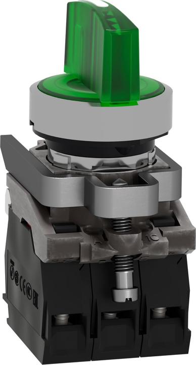 Immagine prodotto Schneider Electric XB4BK133G5 Selettore illuminato dispositivo completo verde 3 selettori illuminati