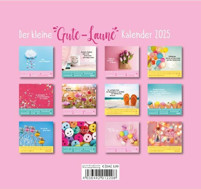 Image du produit Mini-calendrier (12 x 13 cm, Non contraignant, Allemand)
