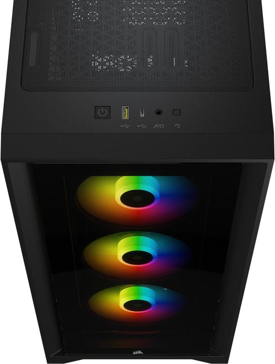 Actual product image Corsair iCUE 4000X (mATX, Mini-ITX, ATX, E-ATX)
