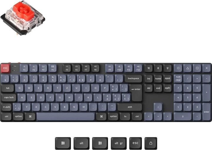 Actual product image Keychron K5 Pro (CH, Cable, Wireless)