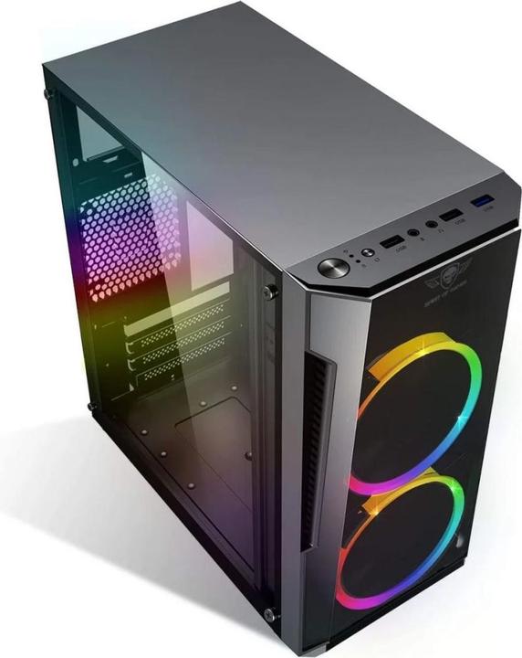 Image du produit Spirit Of Gamer Boitier Mini Tour Micro Atx Deathmatch 3 RGB Avec Panneaux Vitrés (Noir) (mATX)