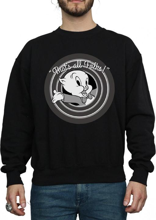 Looney Tunes That's All Folks Sweatshirt (XXL)