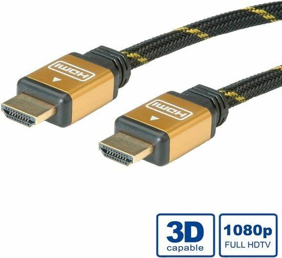 Produktbild Roline HDMI (Typ A) — HDMI (Typ A) (5 m, HDMI)