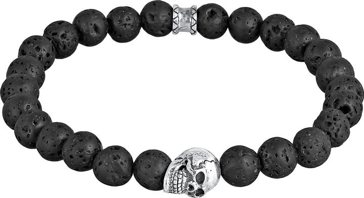 Actual product image Kuzzoi Pearl, Skull (21 cm, Lava, 925 sterling silver, Plastic)