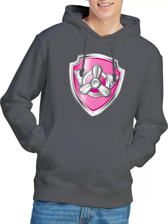 Immagine prodotto Paw Patrol Felpa con Cappuccio Skye Distintivo Uomo (S)