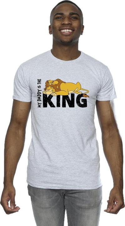 Immagine prodotto Disney The Lion King Daddy Is King Maglietta Uomo (4XL)