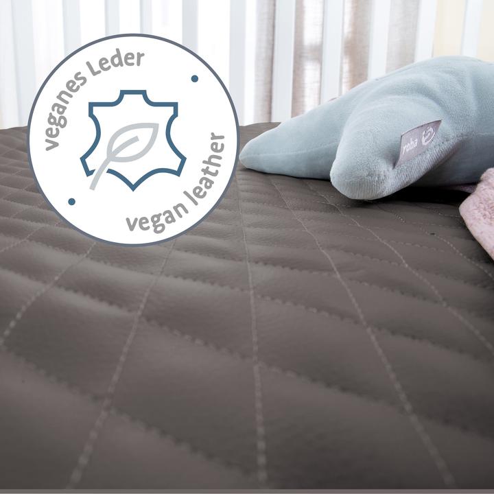 Produktbild Roba Laufgitter 6-eckig Graphite gesteppt (118.50 cm, 103.50 cm, MDF)