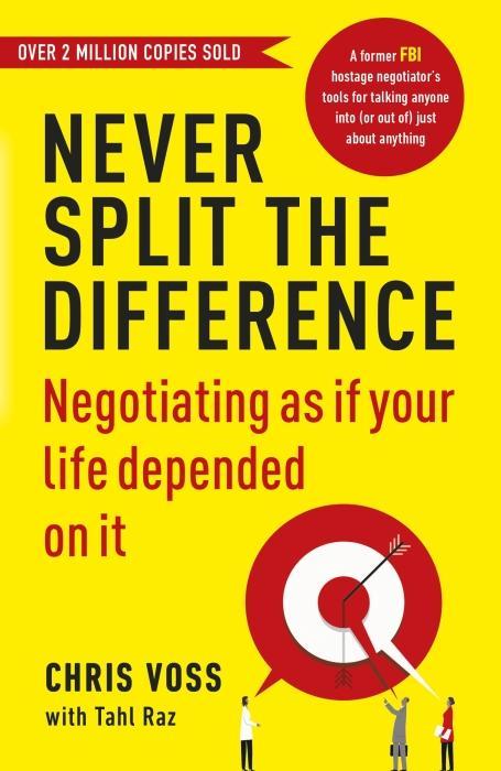 Actual product image Never Split the Difference (English, Tahl Raz, Chris Voss, 2017)