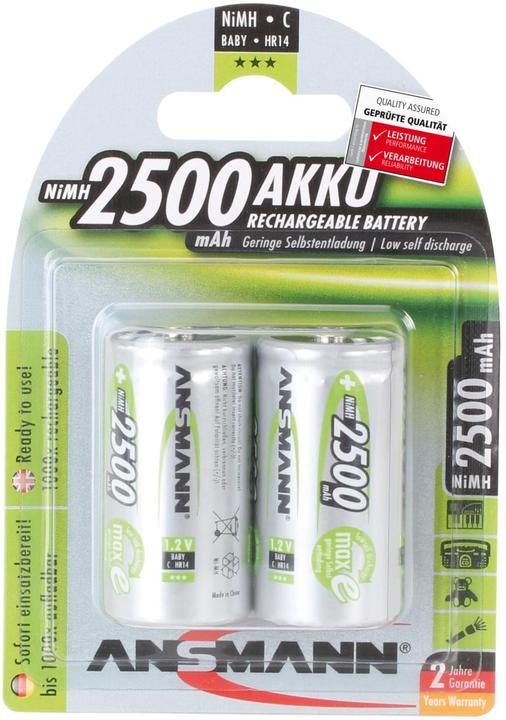 Immagine prodotto Ansmann Bambino C (2 pz., C, 2500 mAh)
