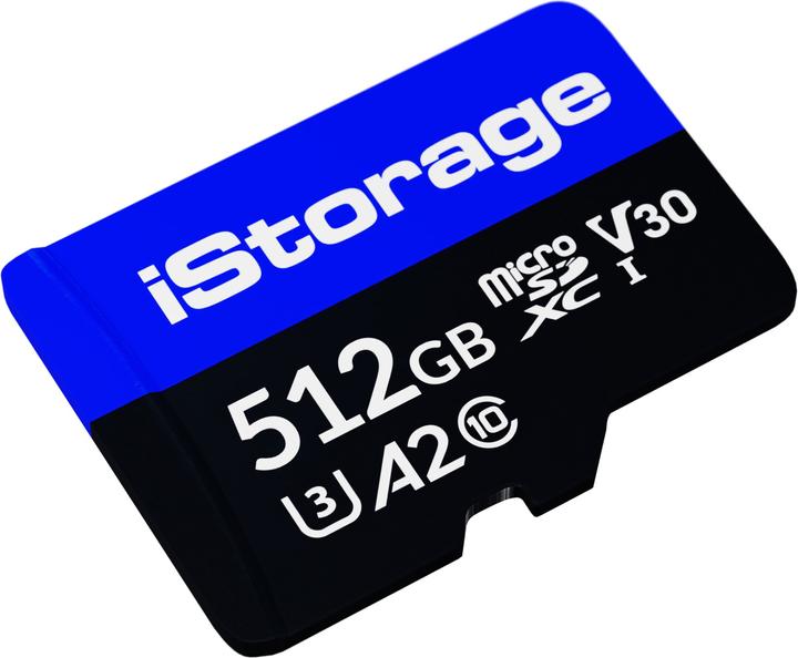 Image du produit iStorage microSD (1-Pack) (512 Go, microSDXC, U3, UHS-I)